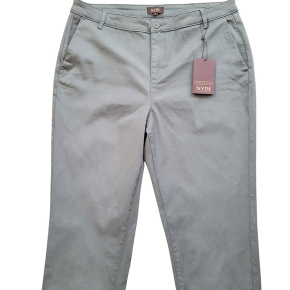 NYDJ Sadie Slim Pant Women's Blue Stone 14 Inseam 29" Women's NWT - Picture 4 of 8